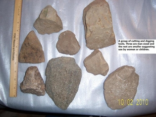 Artifact identification stone Native American